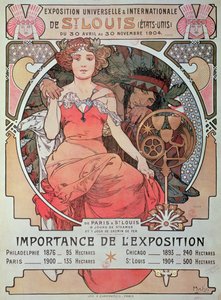 Poster per la Fiera Mondiale, St. Louis, Stati Uniti, 1904